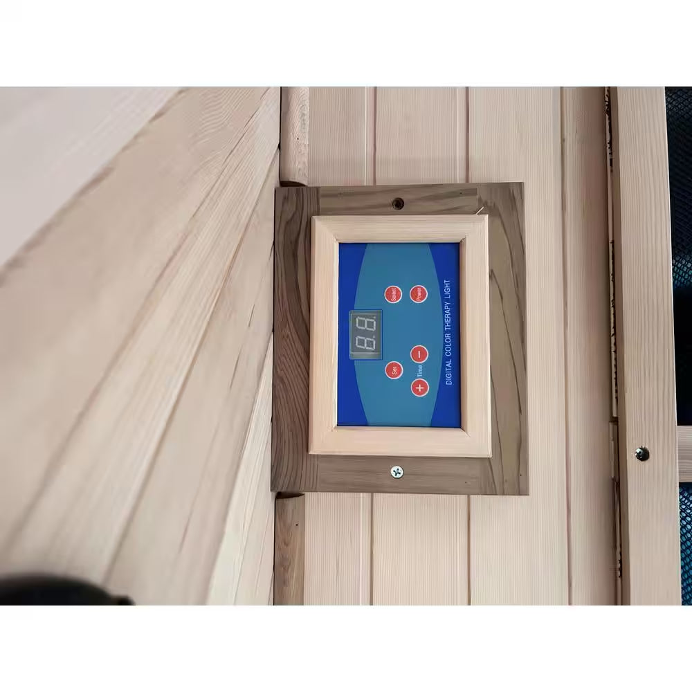 4-Person Cedar Corner Infrared Sauna