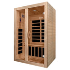Dynamic Infrared Santiago 2 - Person FAR Infrared Sauna in Hemlock