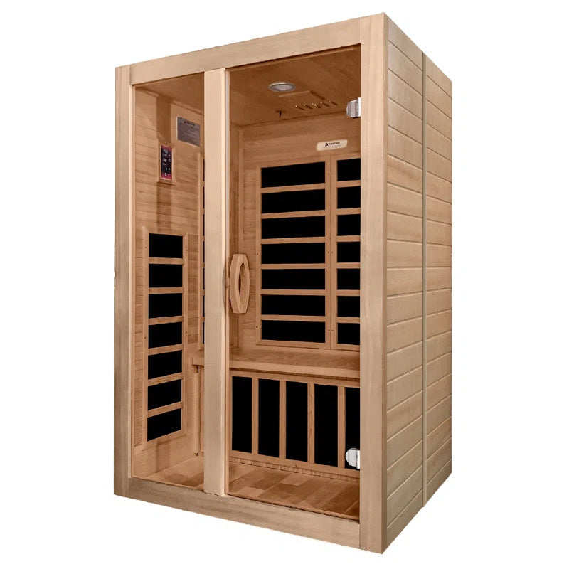 Dynamic Infrared Santiago 2 - Person FAR Infrared Sauna in Hemlock