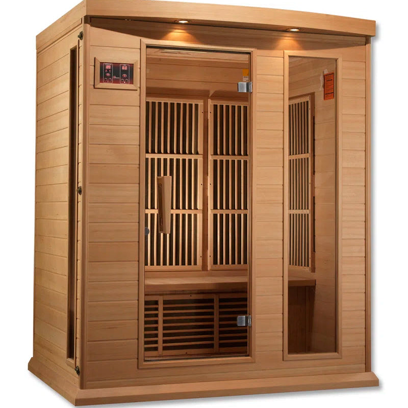 Dynamic Infrared 3 - Person FAR Infrared Sauna in Hemlock