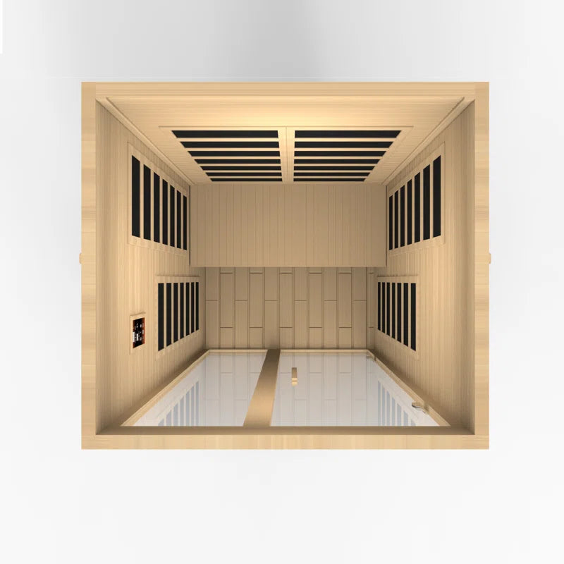 Dynamic Infrared Santiago 2 - Person FAR Infrared Sauna in Hemlock