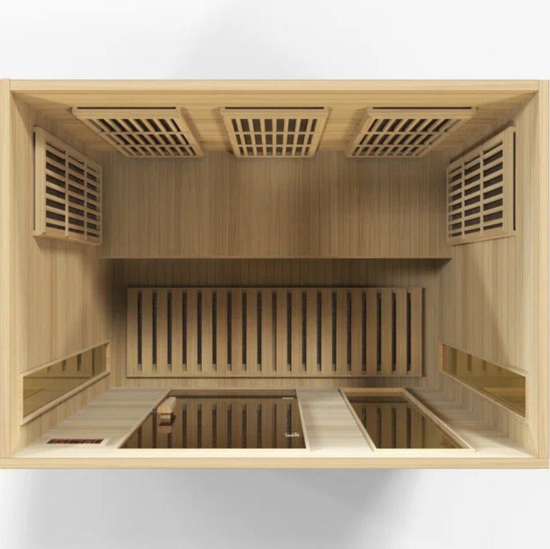 Dynamic Infrared 3 - Person FAR Infrared Sauna in Hemlock