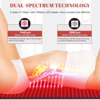 1440 Leds Red Infrared Light Therapy Mat 660Nm850Nm near Infrared Light Device Large Pad 76"X 24"For Body Pain Relief Power 160W