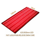 Home Use Full Body Sport Exercise Yoga Mat 660/850Nm Infrared Red Light Therapy Blanket 1260 Leds for Pain Relief Weight Loss