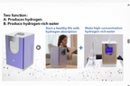 Hydrogen Generator Inhalation Ionizer 150Ml H2+75Ml O2 Hydrogen Water Purifier High Purity H2 Low Noise SPE/PEM